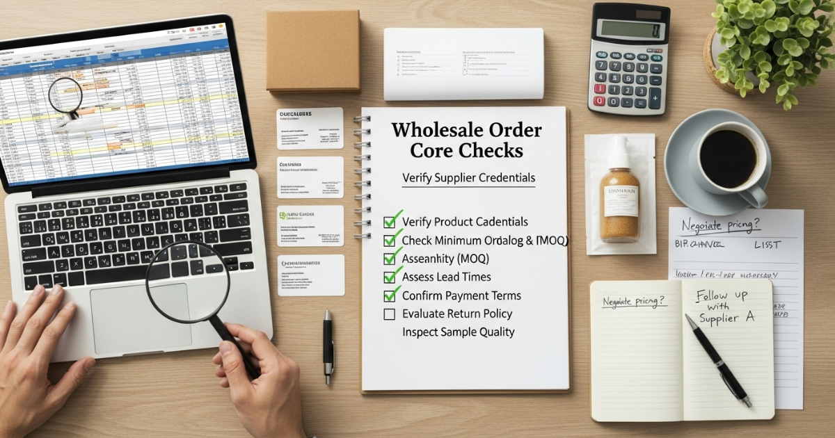 Core Checks Before Placing a Wholesale Order