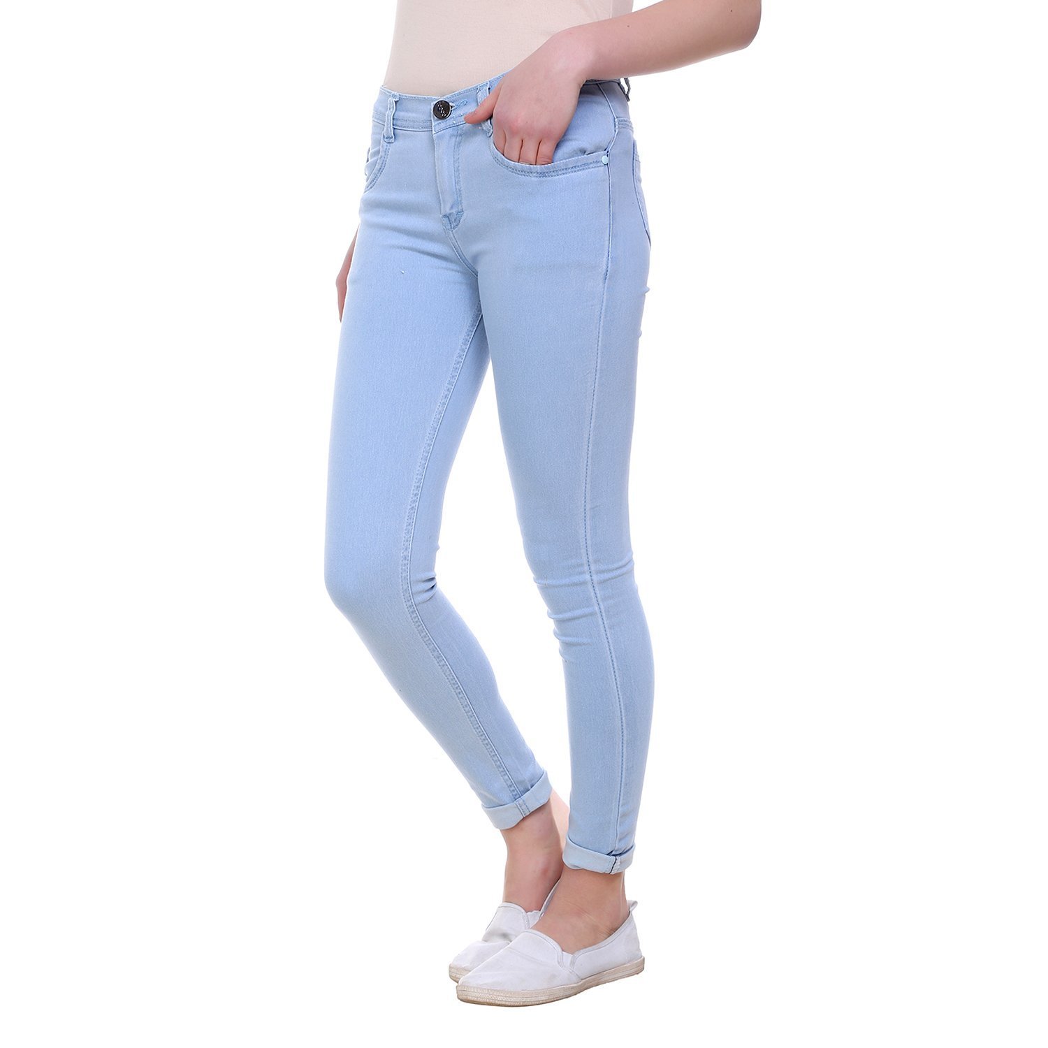 Basic Skinny Fit Jeans for Women
