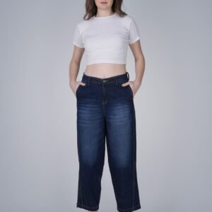 MM-21 Women Carrot Fit Blue Jeans