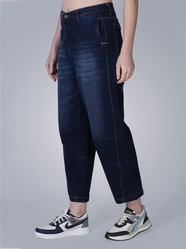 Carrot Fit Ankle Length Jeans for Women