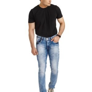 MM-21 Blue Faded Regular Fit Men jeans