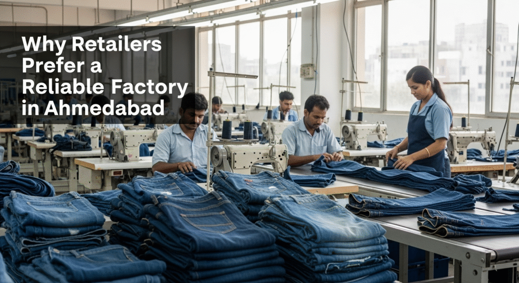 Why Retailers Prefer a Reliable Jeans Factory in Ahmedabad