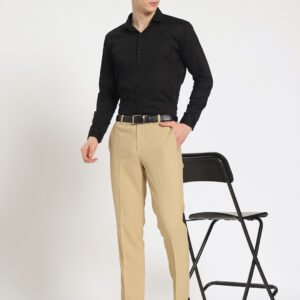 MM-21 Men's Premium Slim-Fit Formal Trousers