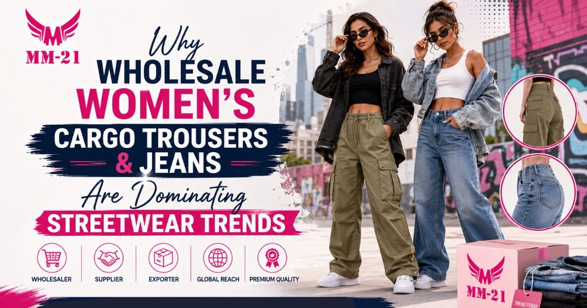 Why Wholesale Women's Cargo Trousers & Jeans Are Dominating Streetwear Trends
