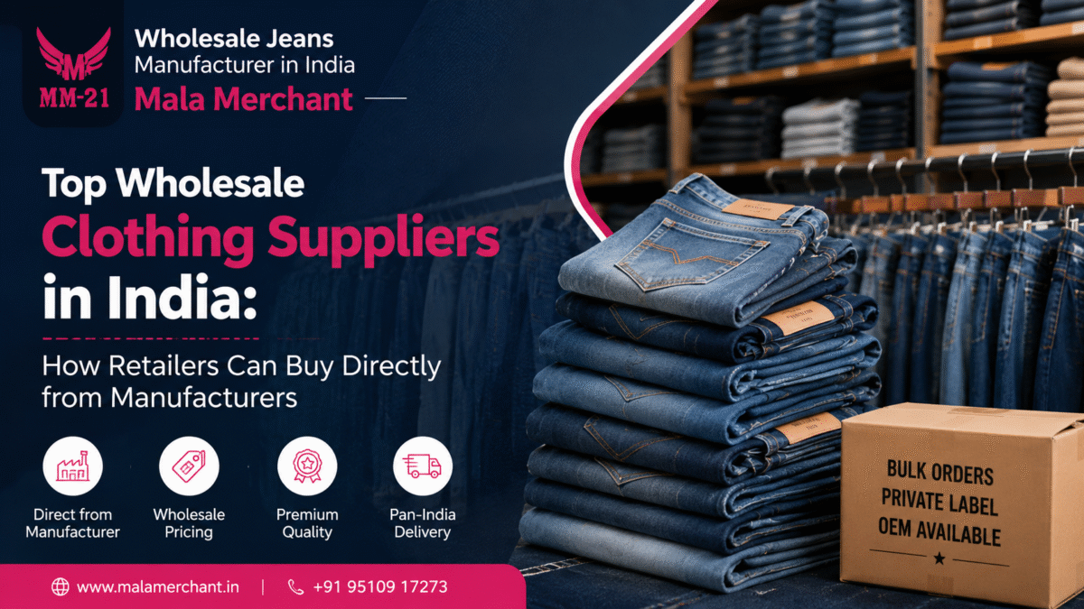 Top Wholesale Clothing Suppliers in India: How Retailers Can Buy Directly from Manufacturers
