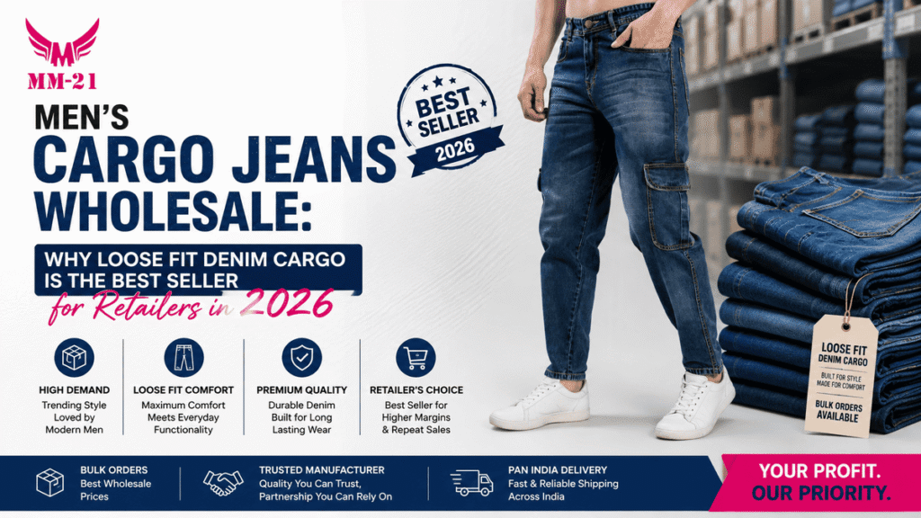 Men’s Cargo Jeans Wholesale: Why Loose-Fit Denim Cargo is the Best Seller for Retailers in 2026