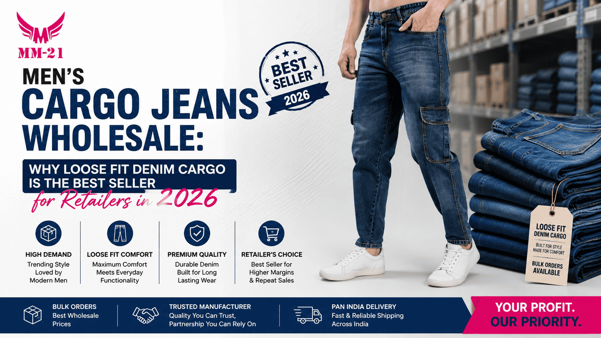 Men's Cargo Jeans Wholesale: Why Loose-Fit Denim Cargo is the Best Seller for Retailers in 2026